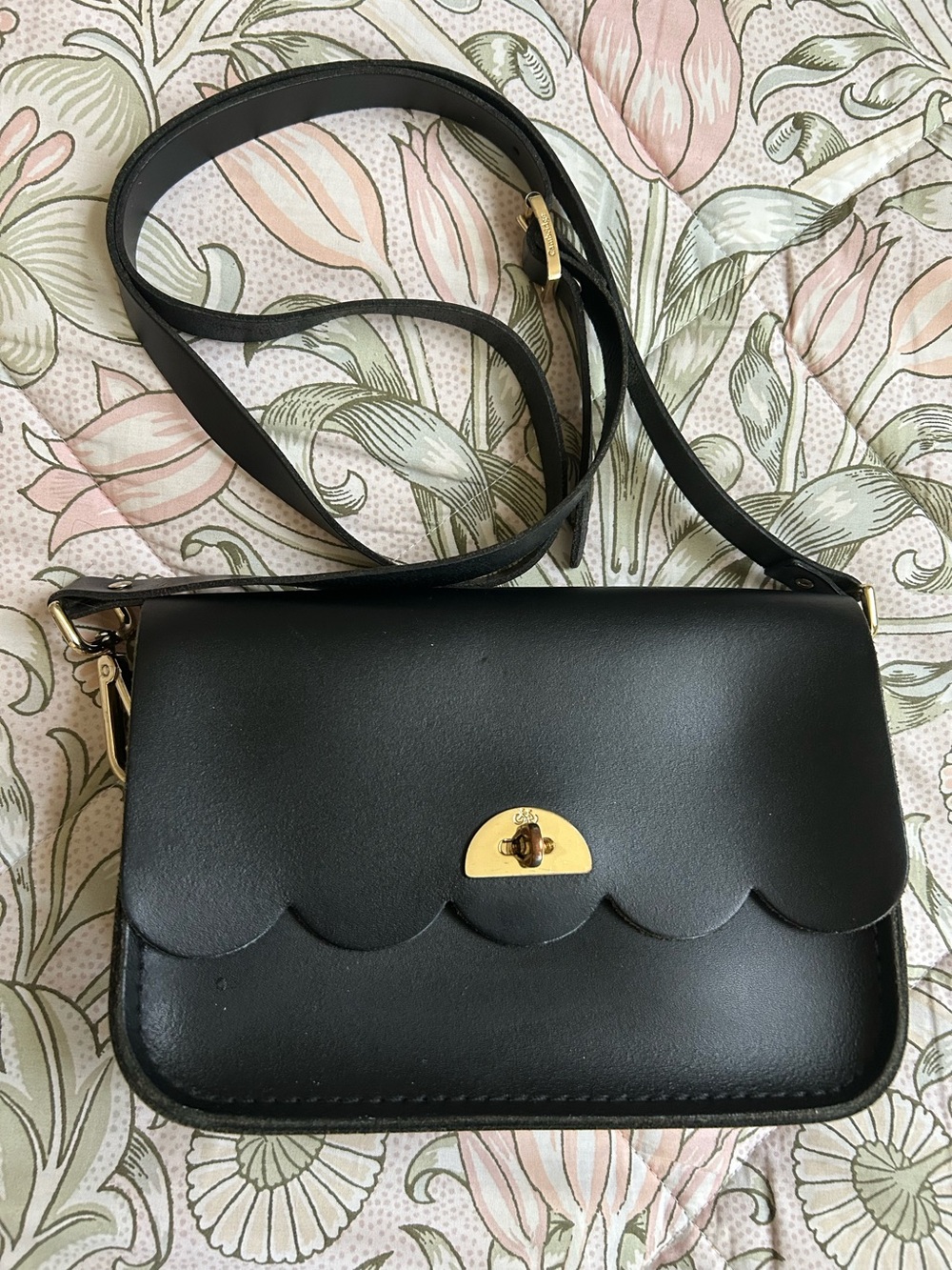 Cambridge Satchel Small Cloud Bag Black